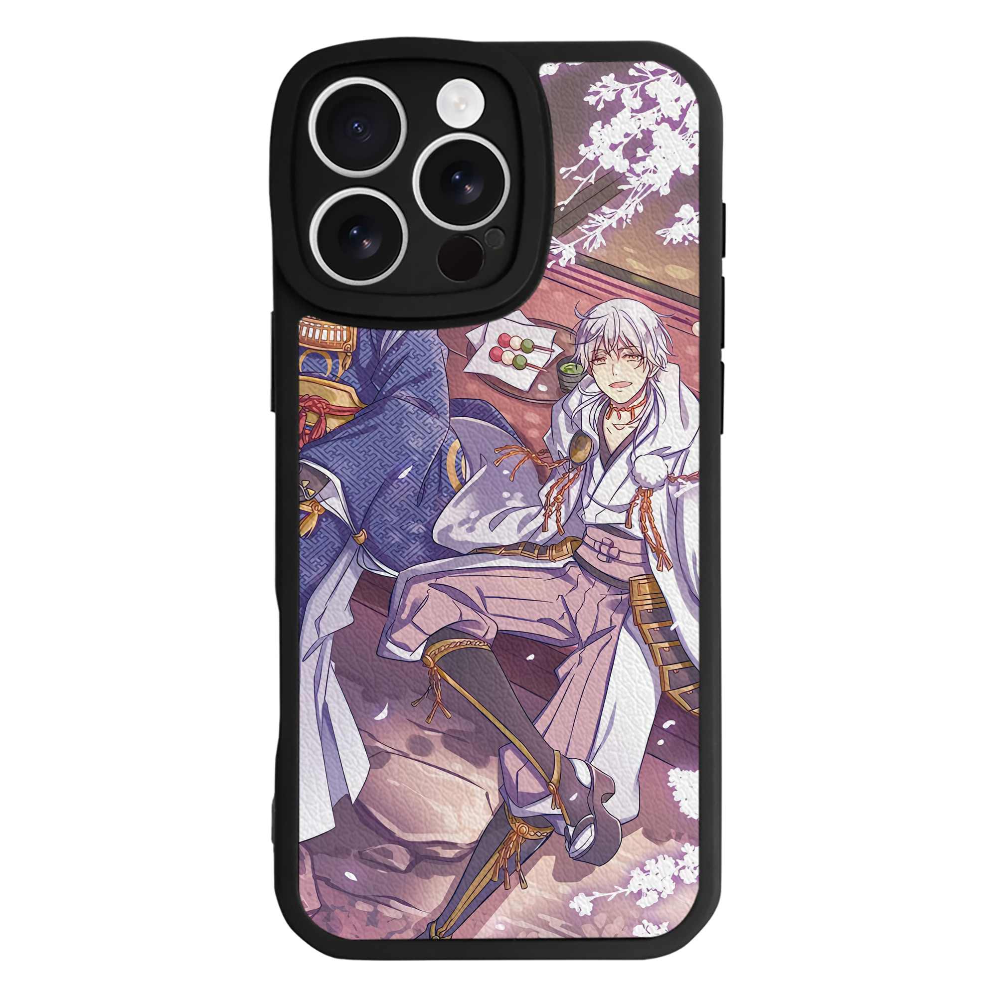 （画像用） 刀剣乱舞 Touken Ranbu 【iPhone 16シリーズ対応】シリコンスマホケース（レザー調） 材質：シリコン